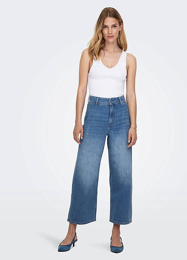 Imagen - Vaqueros anchos culotte