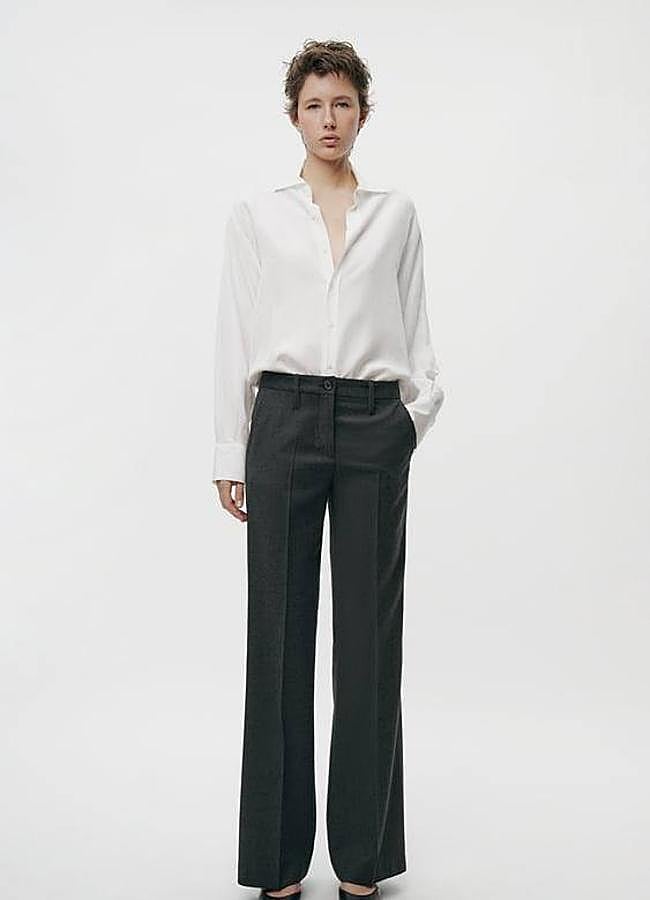 Imagen - Pantalón de traje con lana holgado