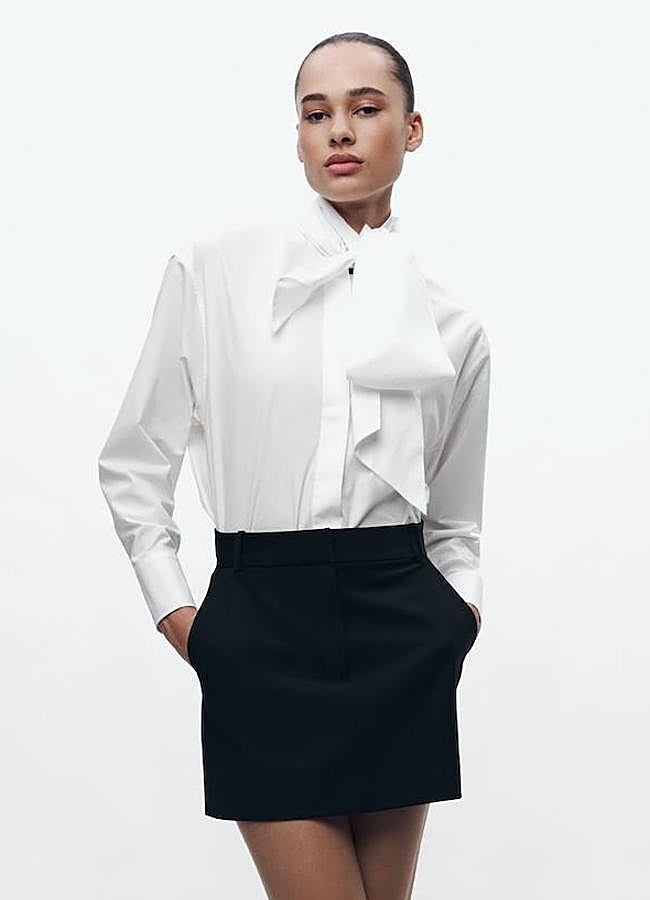 Imagen - Camisa blanca con lazada