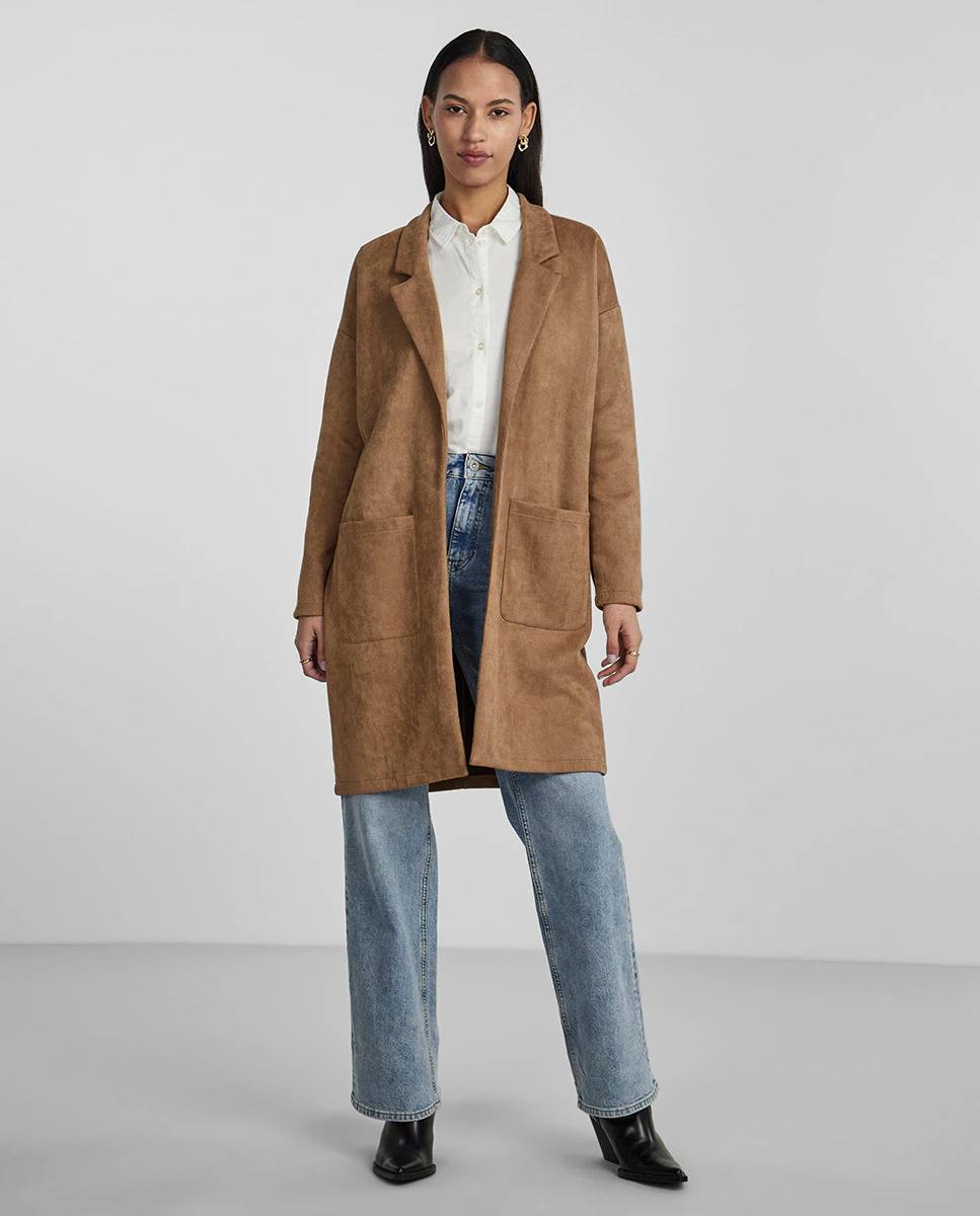 Imagen - Blazer de antelina midi