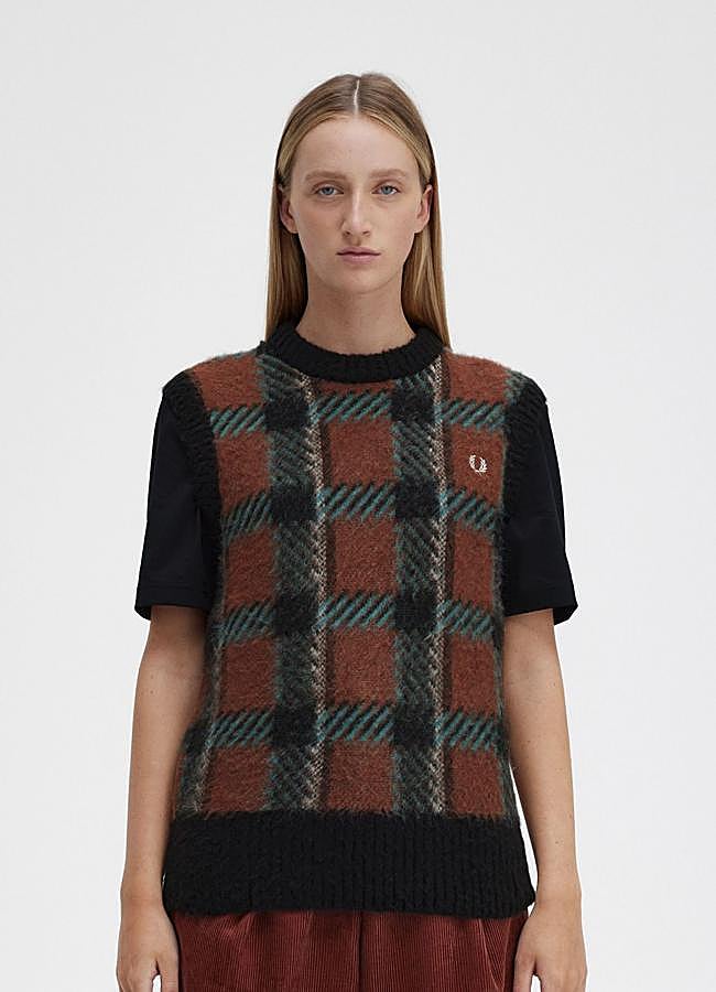 Imagen - Jersey con estampado de rombos de Fred Perry. Foto: Fred Perry.