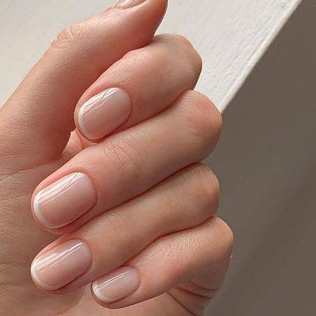 Uñas con forma redonda