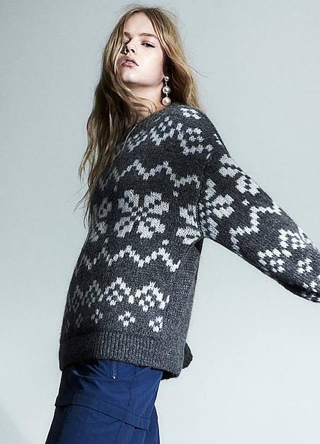 Imagen - Jersey con estampado invernal grande