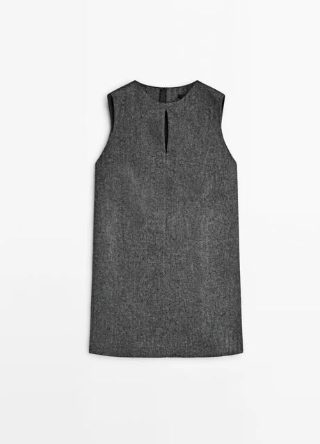 Imagen - Vestido gris de Massimo Dutti (69.95 euros)