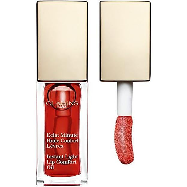 Lip Oil con color de Clarins