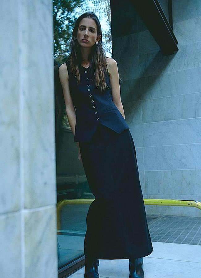 Imagen - Falda midi tipo sastrería