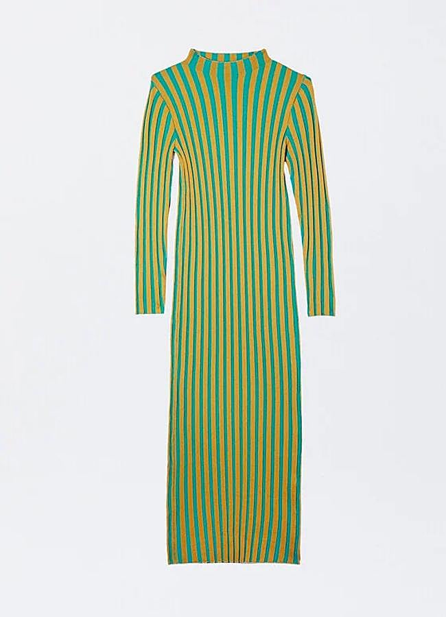 Imagen - Vestido de punto con estampado de rayas. Foto: Parfois (35,99 euros).
