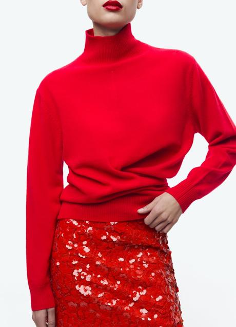 Imagen - Falda roja de Zara (49,99 euros)