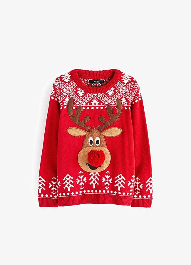 Imagen - Jersey con nariz de reno de Next, 27 euros.