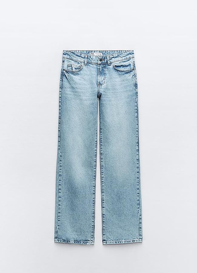 Imagen - Jeans rectos tiro bajo full length de Zara