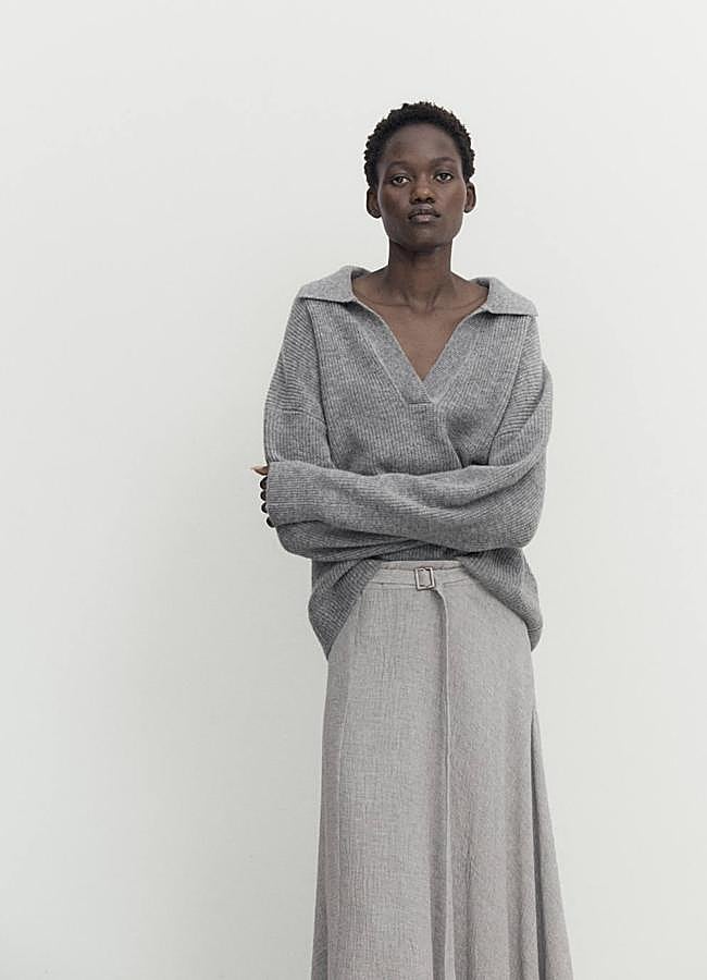 Imagen - Jersey gris tipo polo