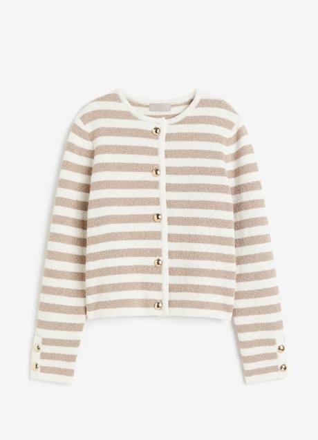 Imagen - Chaqueta de punto con rayas de H&M (49,99 euros)