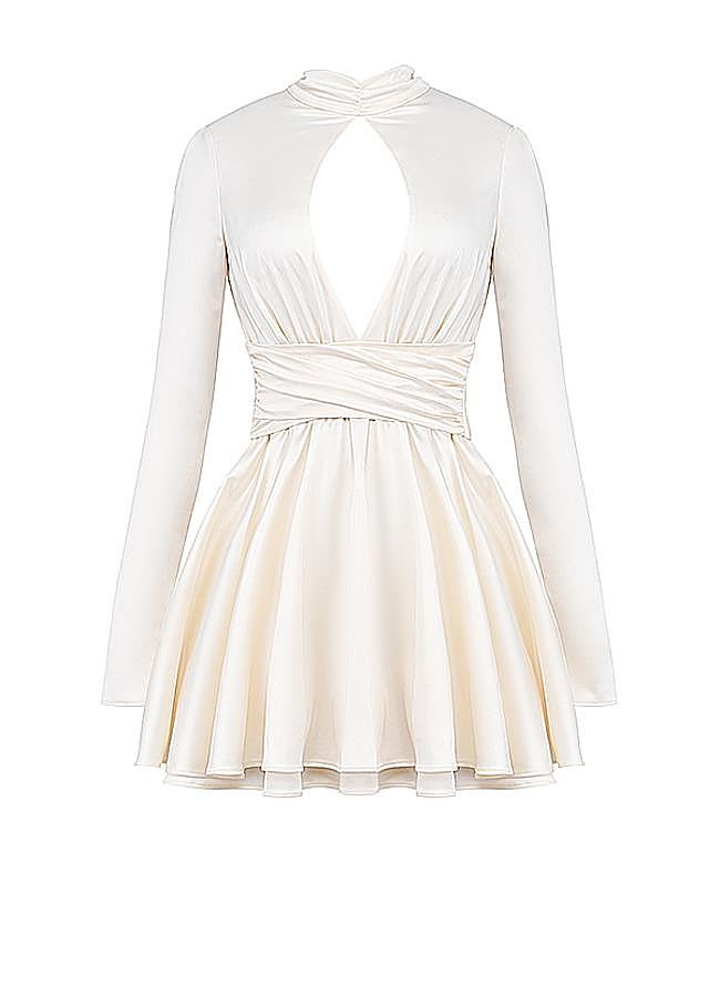 Imagen - Vestido corto blanco (222 euros) / HOUSE OF CB