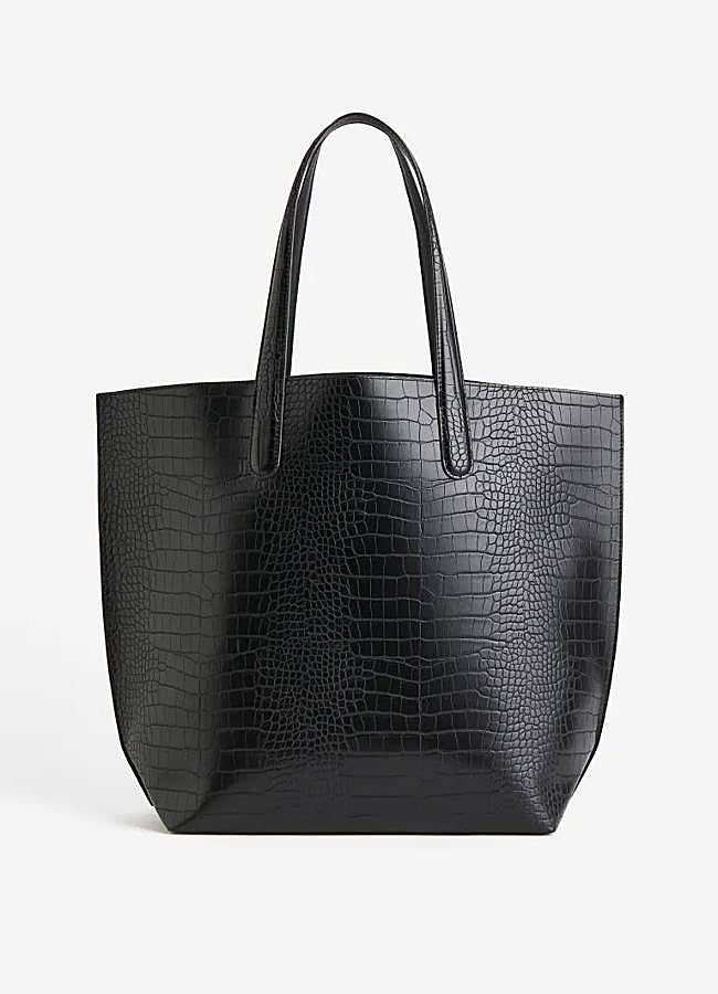 Imagen - Bolso shopper en tejido efecto piel de cocodrilo