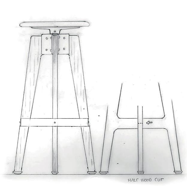 Bocetos para la firma española Andreu World.