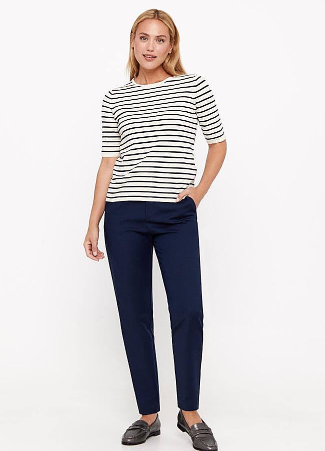 Imagen - Pantalones tipo chino azul marino