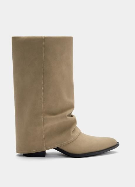 Imagen - Botas con polaina de Pull & Bear (49,99 euros)