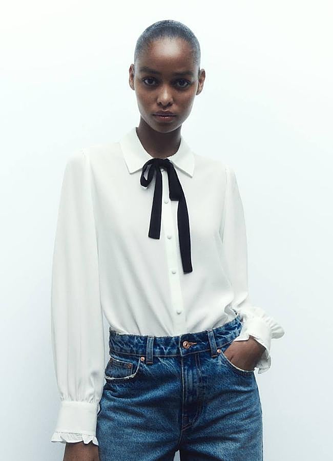 Imagen - Camisa estilo college con corbata