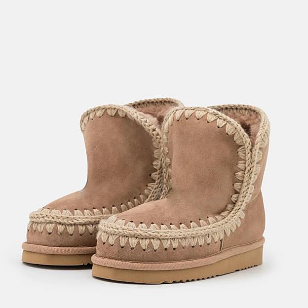 Botines con interior de pelo de Mou.