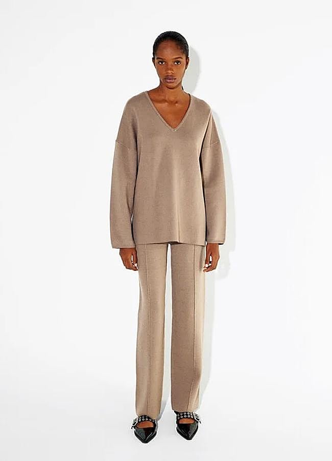 Imagen - Conjunto de punto de Parfois: pantalón 29,99 euros y jersey 29,99 euros.