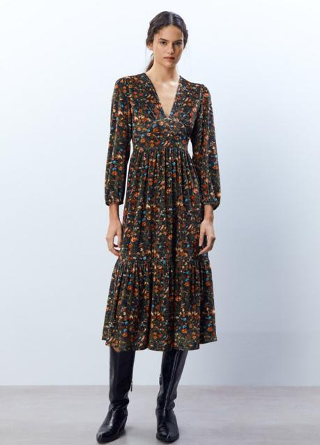 Imagen - Vestido de terciopelo estampado de Sfera (29,99 euros)