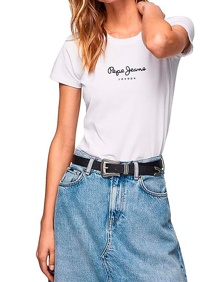 Imagen - Camiseta con logo de Pepe Jeans. Foto: Amazon.