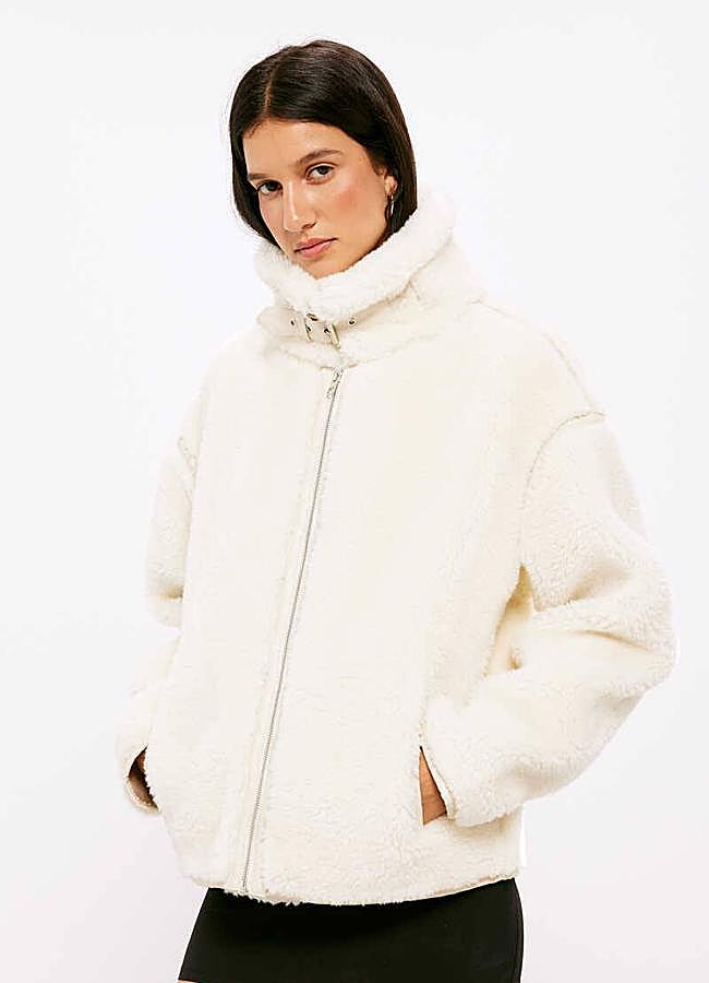 Imagen - Chaqueta de borreguillo con cuello alto