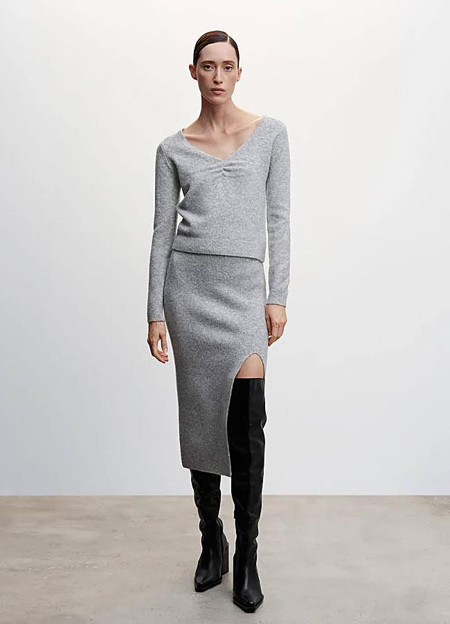 Imagen - Falda midi de punto