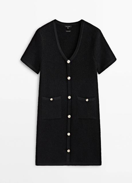Imagen - Vestido negro de Massimo Dutti (59,95 euros)