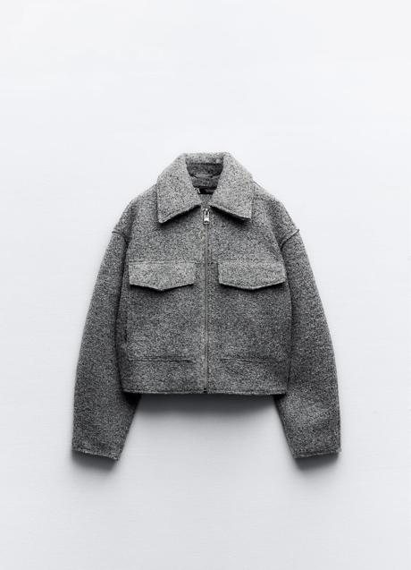 Imagen - Cazadora gris de Zara (35,99 euros)