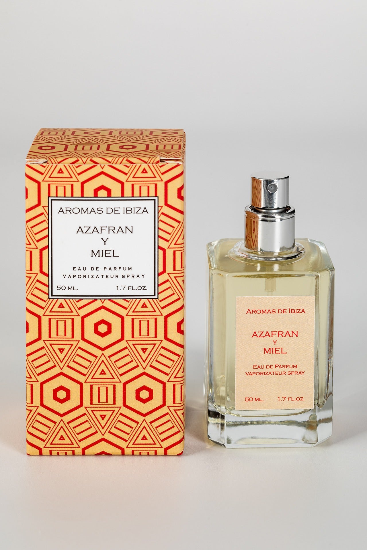 Eau de Parfum Azafrán & Miel de Aromas de Ibiza.