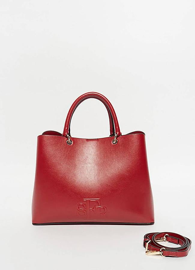 Imagen - Bolso rojo estilo office