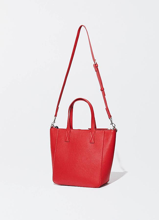 Imagen - Bolso rojo tipo shopper