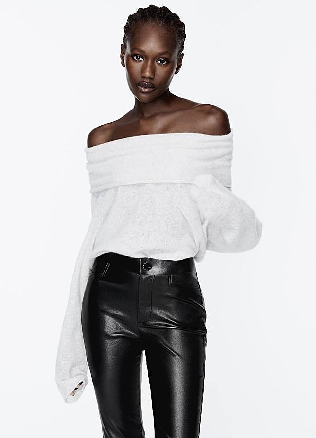 Imagen - Jersey de cashmere con hombros al descubierto