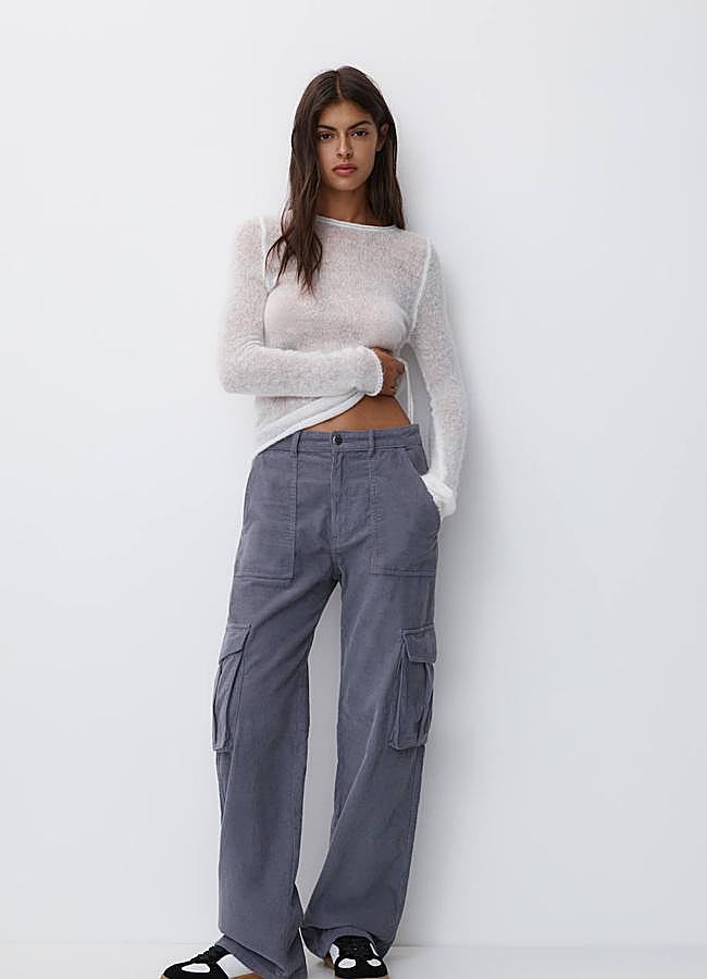 Imagen - Pantalones cargo en pana