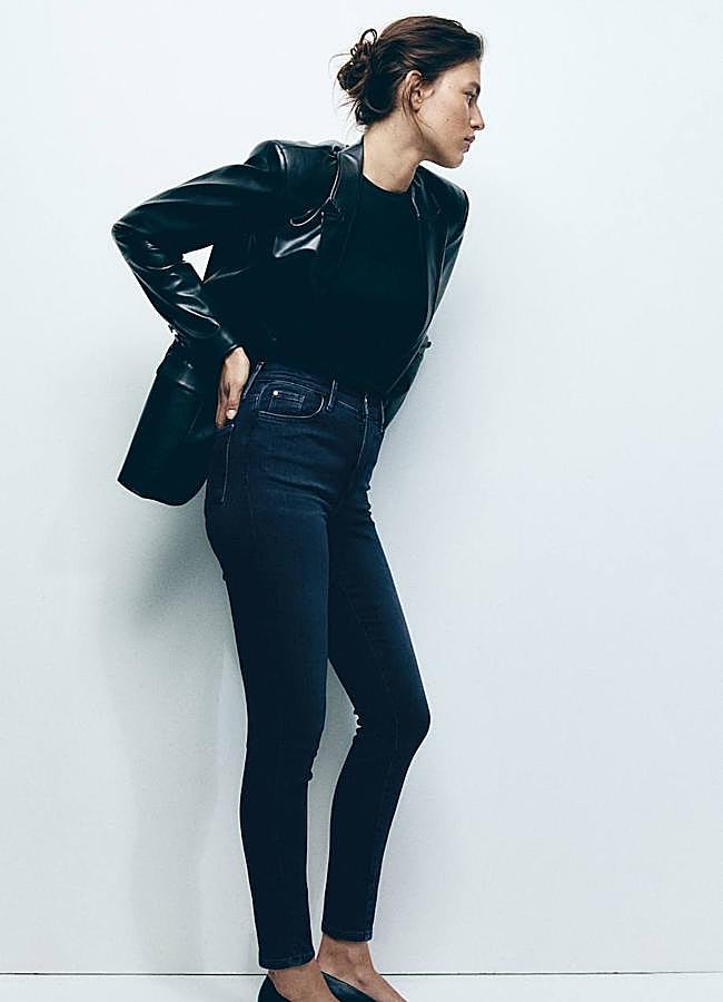 Imagen - Vaqueros pitillo con tiro alto