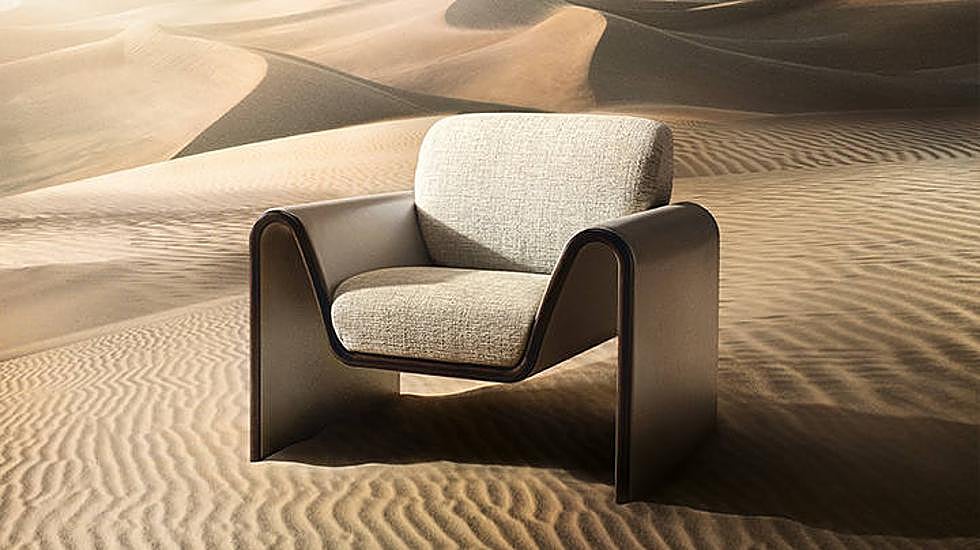 El nuevo sillón Sharon de Armani/Casa.