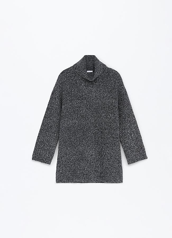 Imagen - Vestido jaspeado en gris de Lefties. Foto: Lefties.