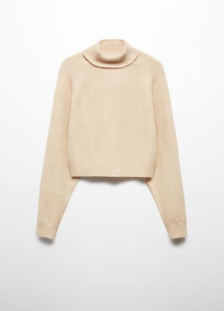 Imagen - Jersey beige de Mango (17,99 euros)