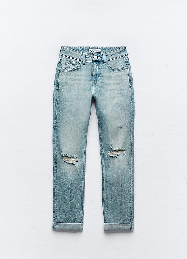 Imagen - JEANS Z1975 TIRO BAJO ROTOS BAJO VUELTA