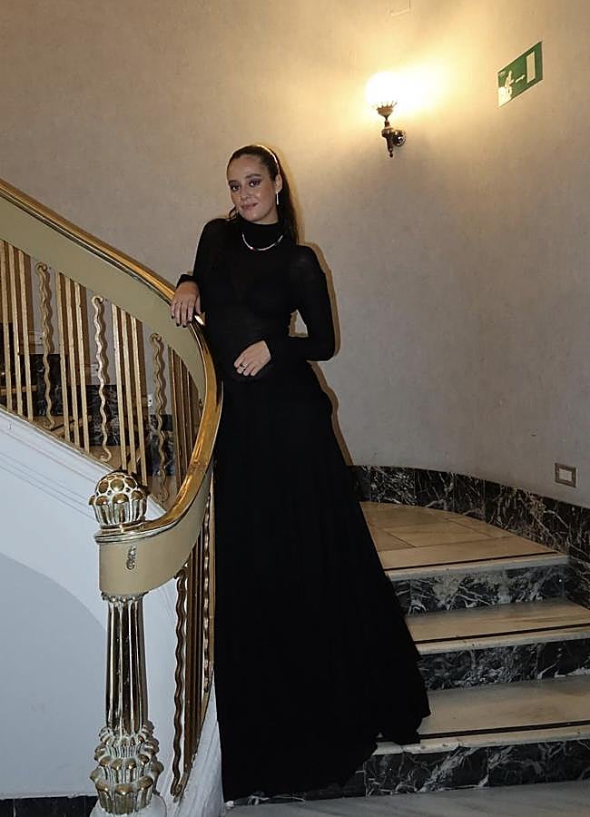 Imagen - Victoria Federica lució en la fiesta de cumpleaños del rey Juan Carlos un vestido negro de Chaaro Ruiz que ya había lucido la reina Letizia en 2020. En la foto, con otro vestido negro en una fiesta en Madrid. 