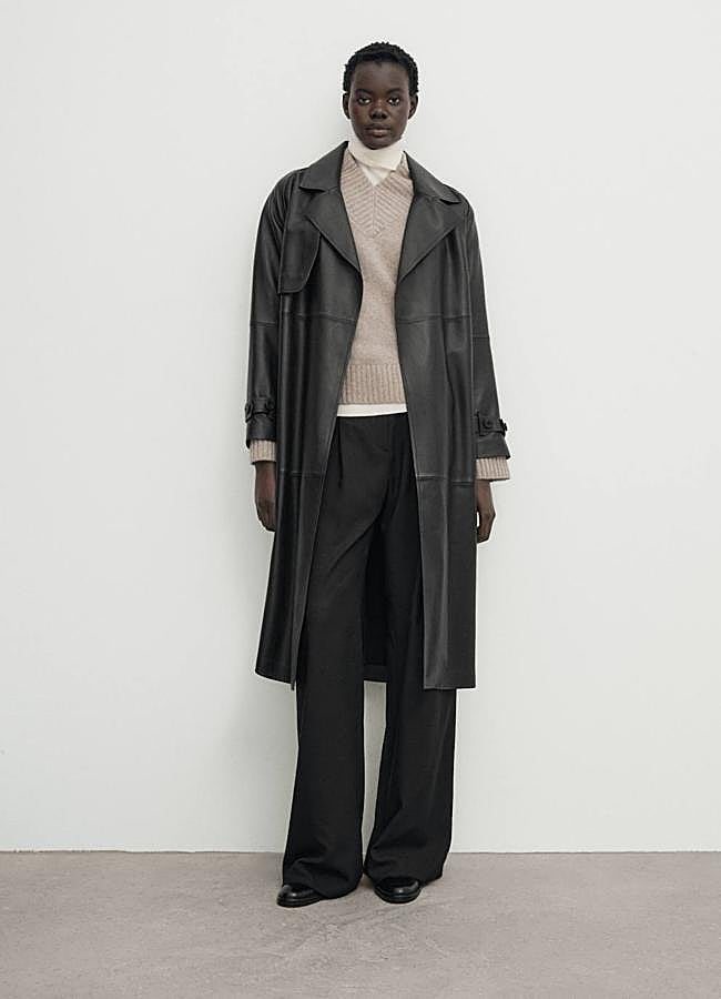 Imagen - Gabardina de piel fluida