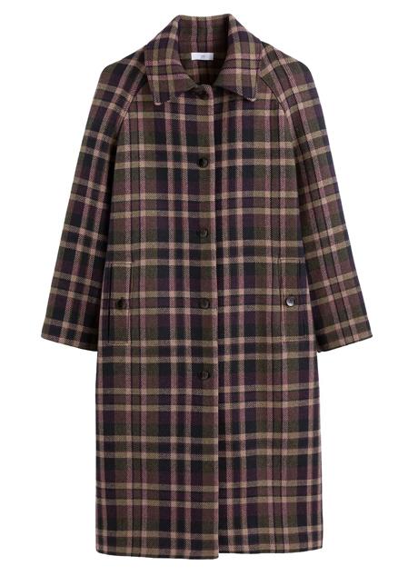 Imagen - Abrigo con estampado de cuadros de La Redoute (135 euros)