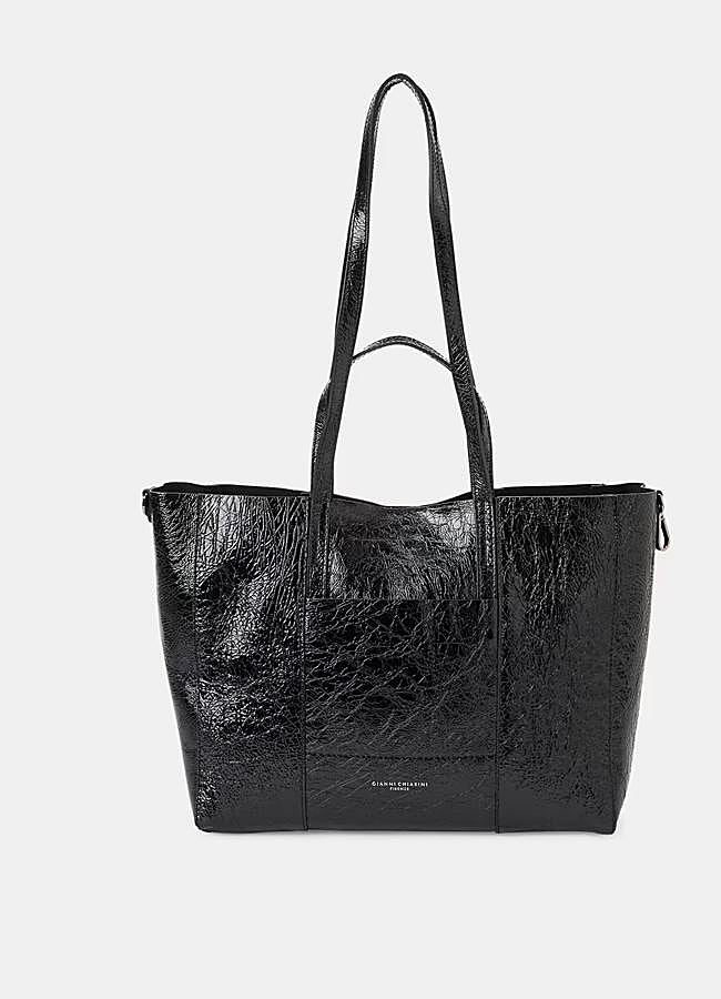 Imagen - Gianni Chiarini Bolso shopper de piel bovina con bolsillo, 178,50 euros.