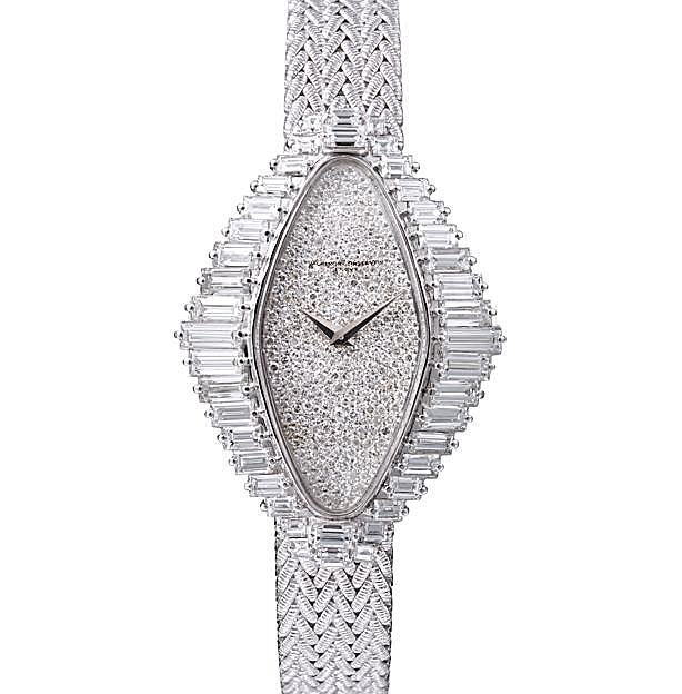 Imagen principal - Reloj de pulsera, de broche y de bolso, del archivo histórico de Vacheron Constantin.