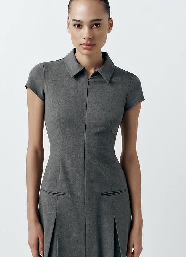 Imagen - Vestido con falda de tablas