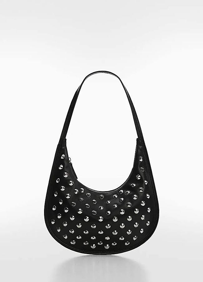 Imagen - Bolso negro con tachuelas