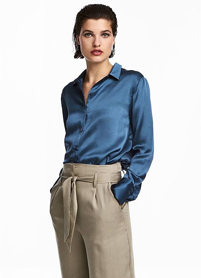 Imagen - Camisa de seda con corte fluido