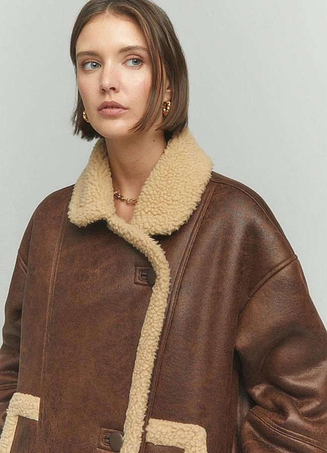 Imagen - Cazadora de doble faz efecto piel envejecida