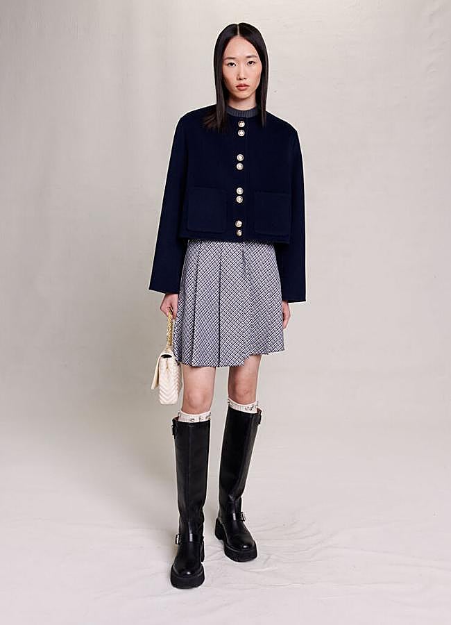 Imagen - Chaqueta de lana en azul de Maje.